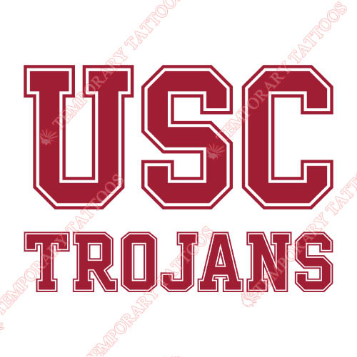 Southern California Trojans Customize Temporary Tattoos Stickers NO.6264